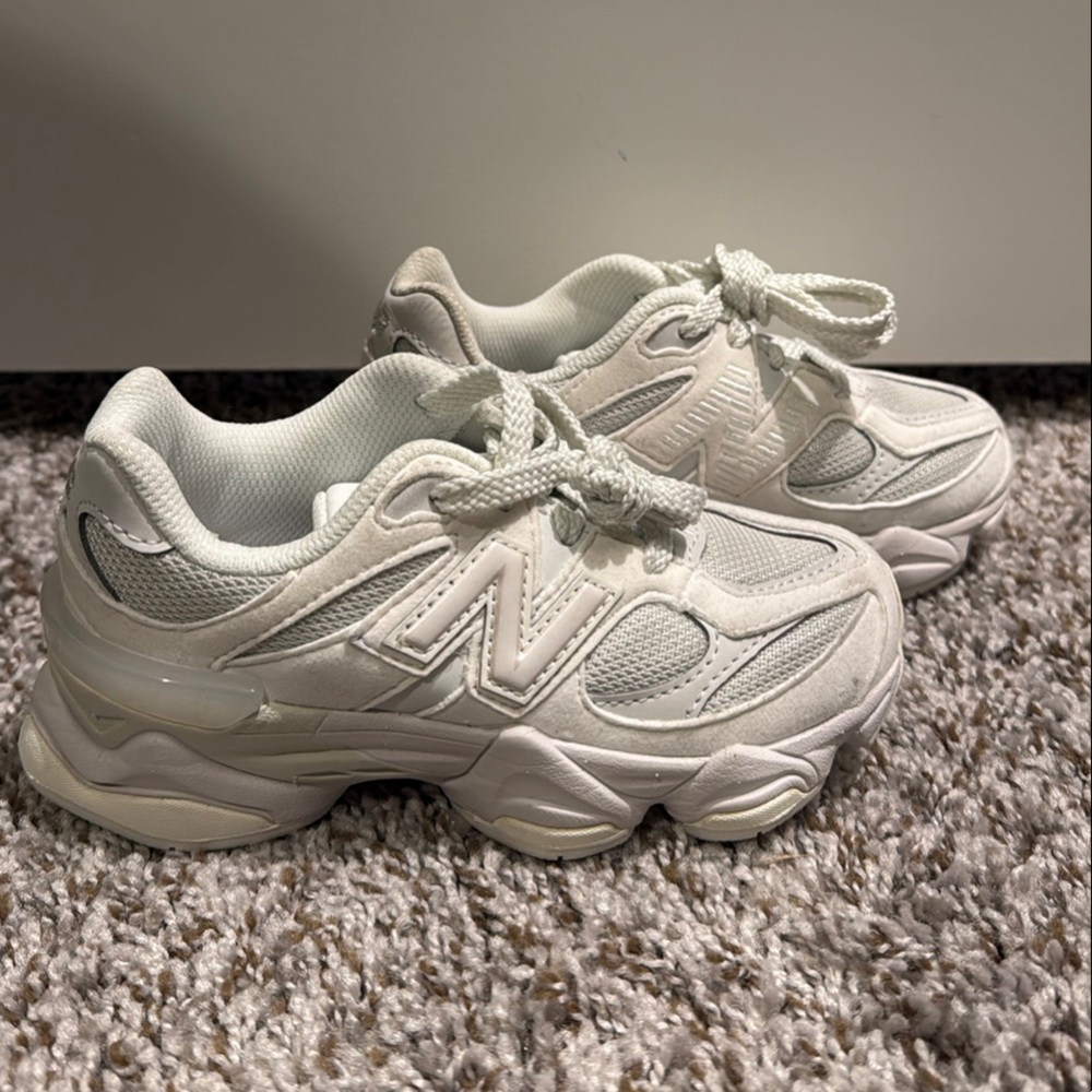 New Balance White Chunky Sneakers